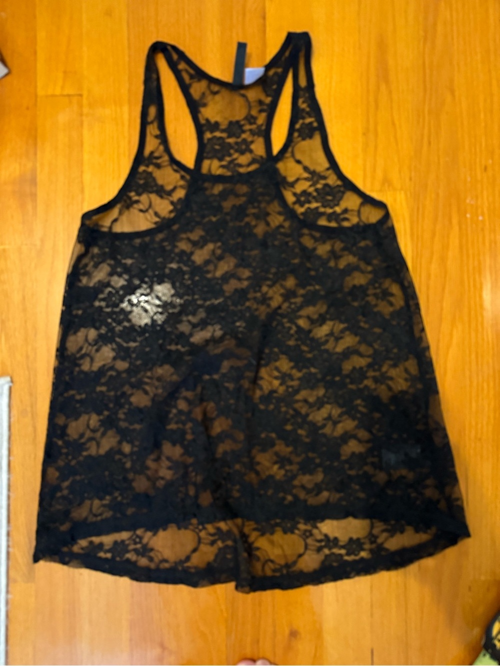 H&M Black Lace Racerback Camisole